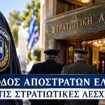 ΠΟΑΣΑ: Παρέμβαση για την είσοδο αποστράτων της ΕΛ.ΑΣ. στις Στρατιωτικές Λέσχες